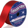 Ruban satin - Rouge -25mm
