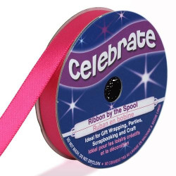 Ruban satin - Fushia -9mm