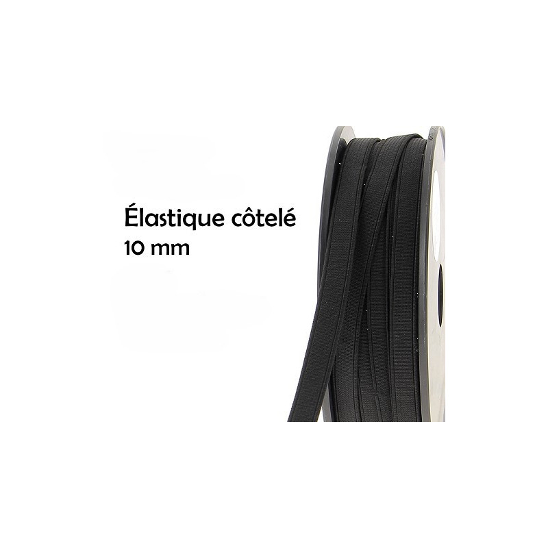 Élastique côtelé - 10mm