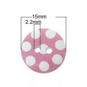Bouton fantaisie 15mm