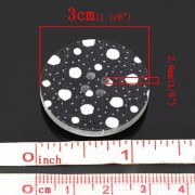 Bouton fantaisie 30 mm