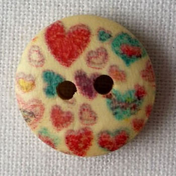 Bouton fantaisie 15 mm
