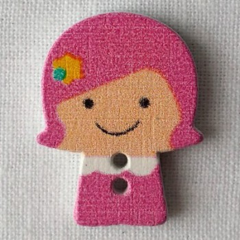 Bouton fantaisie 24x19mm