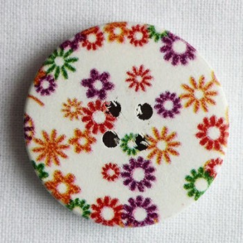 Bouton bois 30 mm