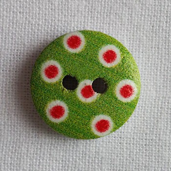 Bouton bois 15 mm