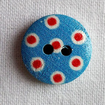 Bouton bois 15 mm