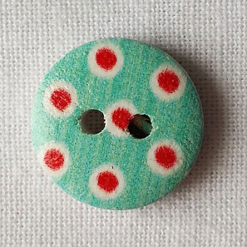 Bouton bois 15 mm