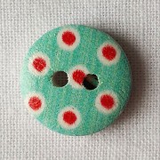 Bouton bois 15 mm