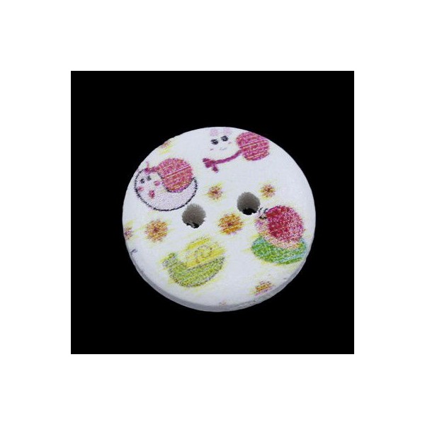 Bouton fantaisie 15mm