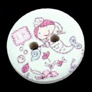Bouton fantaisie 15 mm