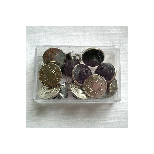 Bouton Jean's argent Bouton Jean's argent