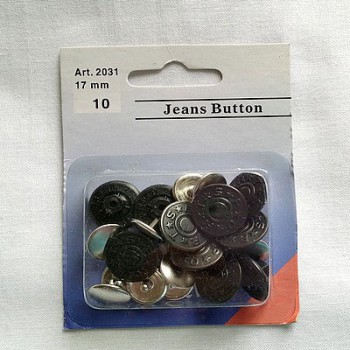 Bouton Jean's noir