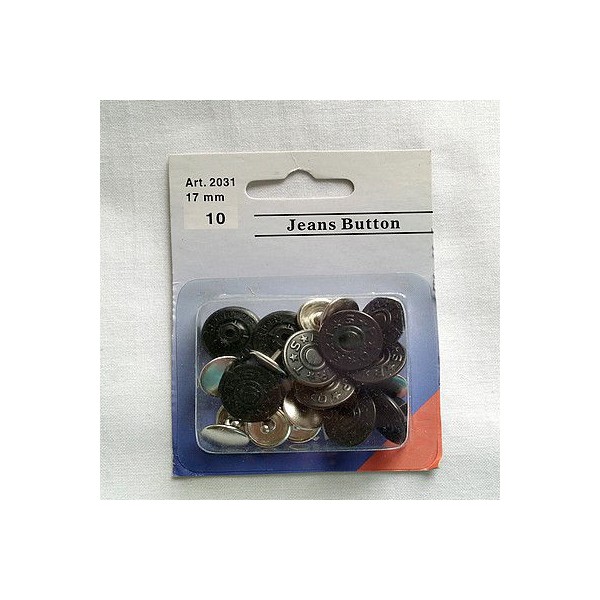 Bouton Jean's noir Bouton Jean's noir