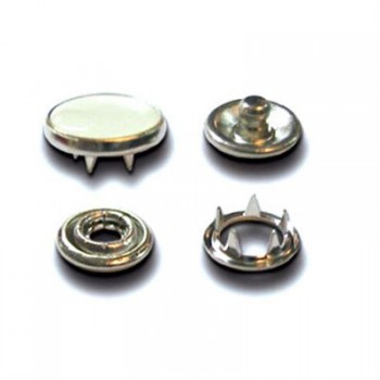 Boutons pression Nacrés