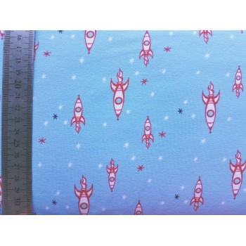 Jersey "En fusée" bleu