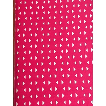 Jersey "Géométrique" rouge