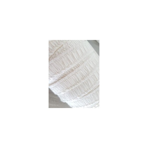 Elastique fantaisie blanc Elastique fantaisie blanc